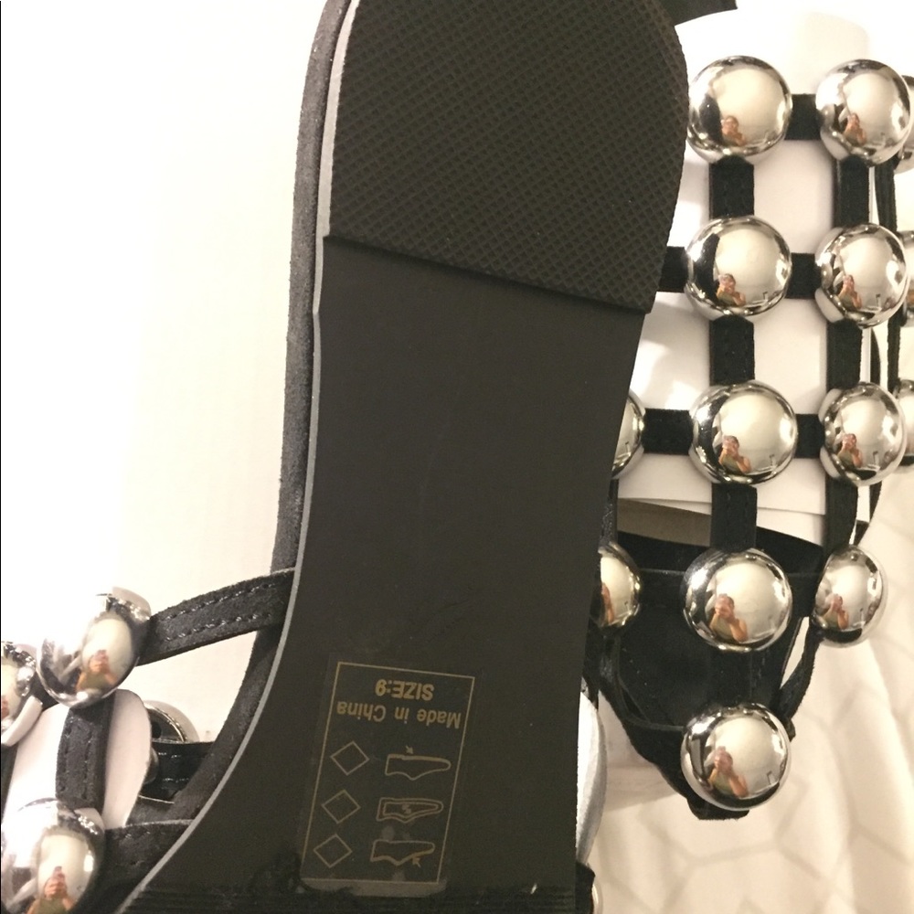 Slip-On Loafer with silver studs